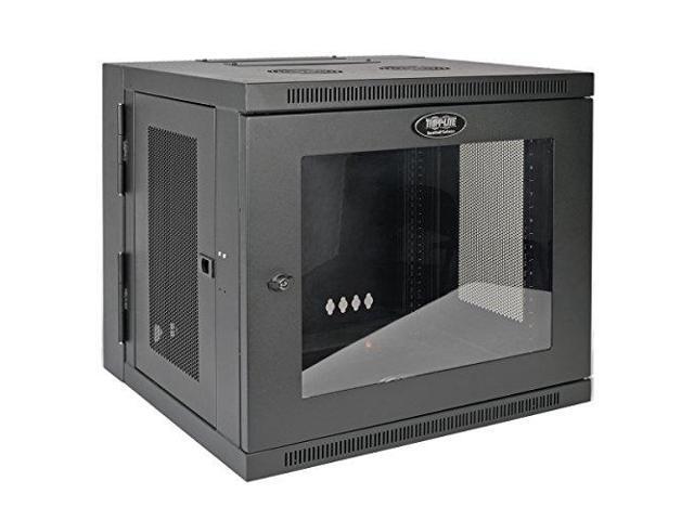 Tripp Lite 10U Wall-Mount Rack Enclosure Server Cabinet, Hinged Back, Clear Acrylic Window (SRW10USG)