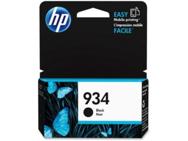 HP 934 Black Original Ink Cartridge, ~400 pages, C2P19AN#140