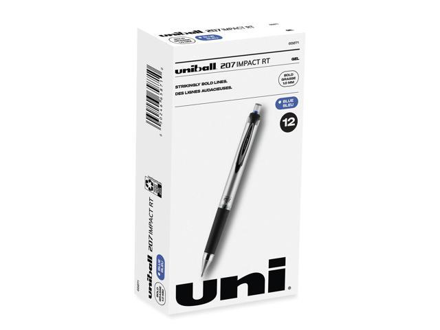 uni-ball 207 Impact Retractable Gel Pen,PEN,RBALL,GEL,IMPCT,RT,BE