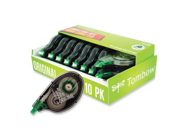 Tombow MONO Correction Tape 1/6' x 394' White Tape 10/Pack 68720
