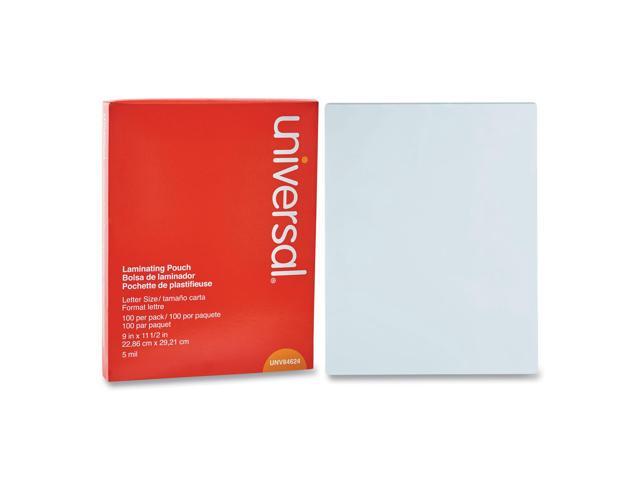 Universal Clear Laminating Pouches 5 mil Letter 9 x 11 1/21 100/Pack 84624