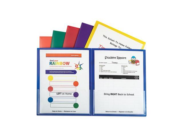 C-Line Classroom Connector Folders Assorted 6/Pk 32010