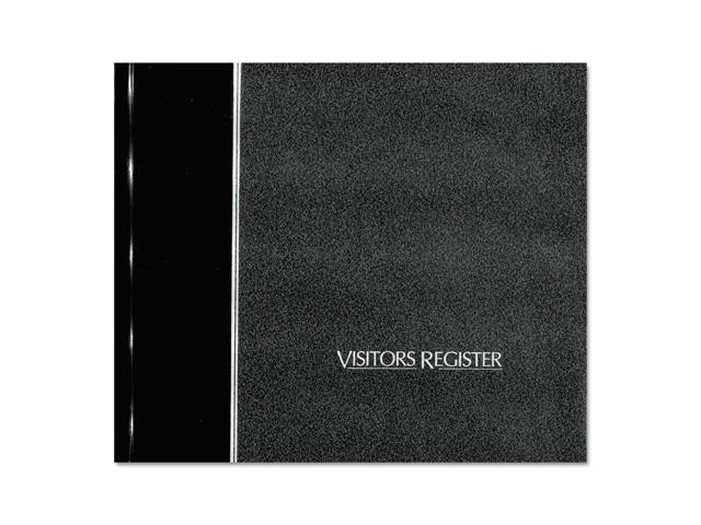 National Visitor Register Book Black Hardcover 128 Pages 8 1/2 x 9 7/8 57802