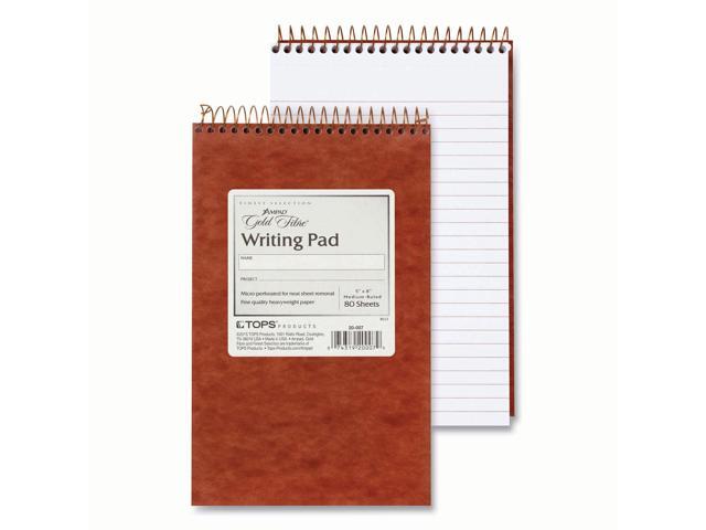 Ampad Gold Fibre Retro Wirebound Writing Pad College/Medium 5 x 8 Ivory 80 Sheets 20007