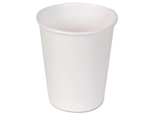 Dixie 10 oz. Paper Disposable Hot Cup, White, 1000 PK 2340W