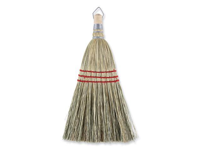 Boardwalk Whisk Broom Corn Fiber Bristles 10' Wood Handle Yellow 12/Carton 951WC