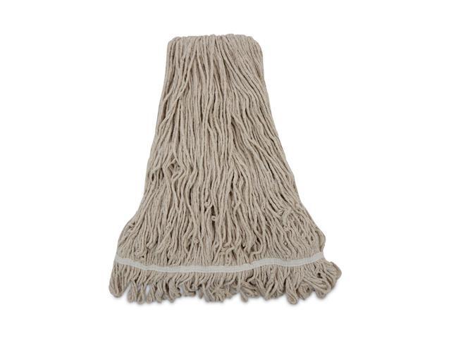 Boardwalk Mop Head Pro Loop Web/Tailband Premium Standard Head Cotton 32-Oz. White 432C