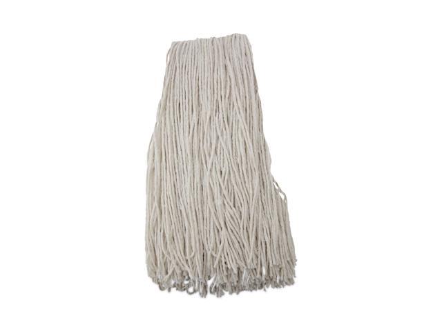 Boardwalk Premium Cut-End Wet Mop Heads Rayon 24oz White 12/Carton 224RCT
