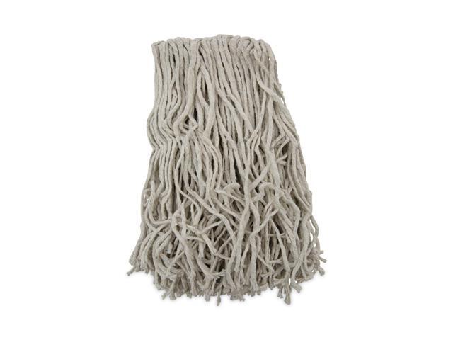 Boardwalk Banded Mop Head Cotton Cut-End White 16oz 12/Carton CM20016