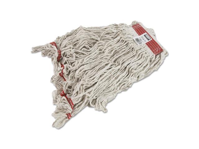 RUBBERMAID COMMERCIAL FGC11306WH00 1 in String Wet Mop, 20 oz Dry Wt, Slide On