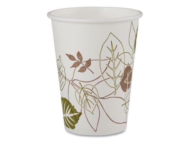 Dixie 2342PATHDX 12 oz, 500/Carton Pathways Paper Hot Cups