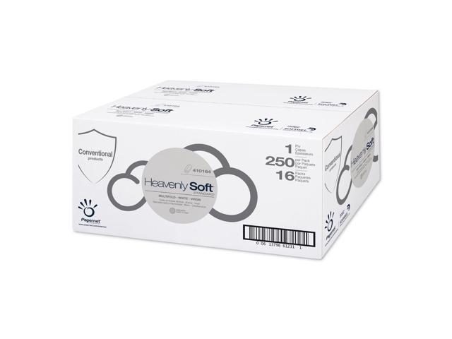 Papernet Heavenly Soft Paper Towel 4 1/2' x 9 1/2' White 16 Packs/Carton 410164