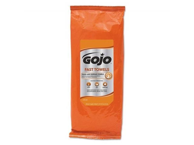 GOJO FAST TOWELS Hand Cleaning Towels White 60/Pack 6 Packs/Carton 628506