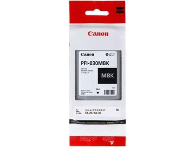 Canon PFI-030MBK 55 ml Matte Black Ink Tank for ImagePROGRAF TA-20, TA-30