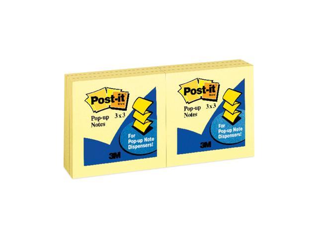 Original Canary Yellow Pop-Up Refill 3 x 3 12 Pads/Pack