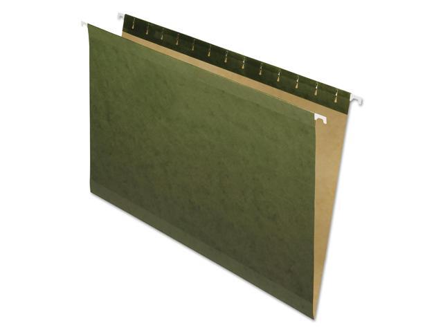 Pendaflex X-Ray Hanging File Folders No Tabs Legal Standard Green 25/Box 4153