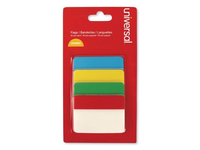 Universal Self Stick Index Tab, 2', Asstd. Colors, 40/Pack