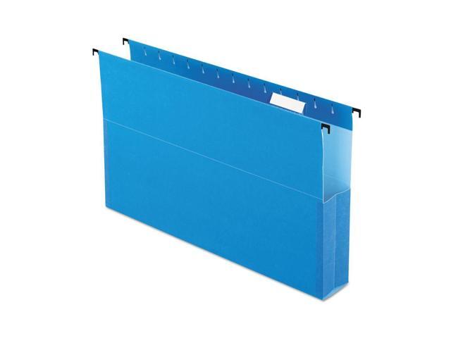 Pendaflex SureHook Reinforced Hanging Box Files 2' Expansion Legal Blue 25/Box 59302