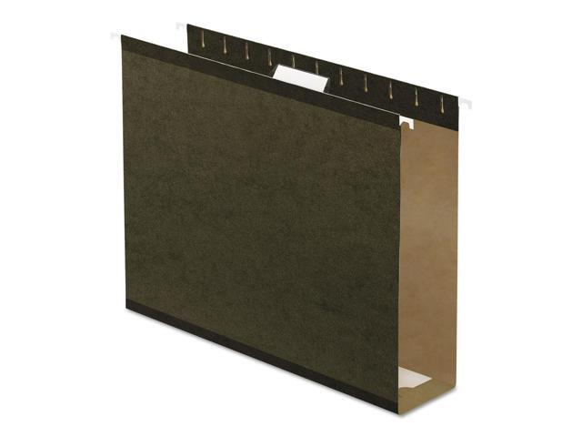 Pendaflex Reinforced 3' Extra Capacity Hanging Folders Letter Standard Green 25/Box 4152X3