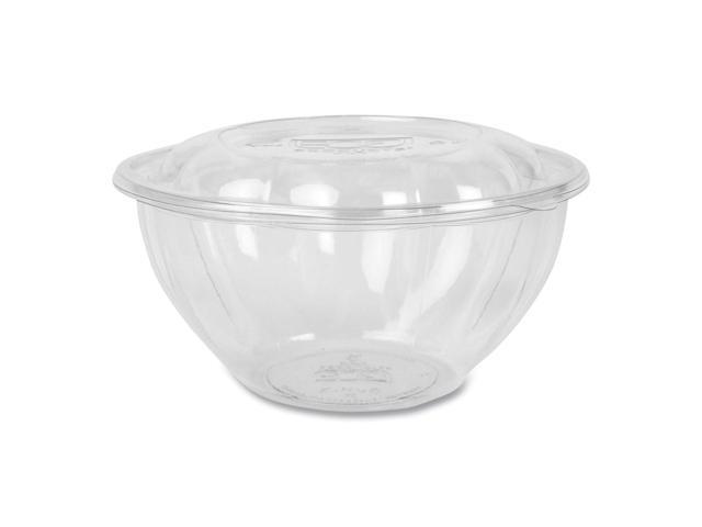 Eco-Products Renewable & Compostable Salad Bowls w/ Lids - 32oz. 50/PK 3 PK/CT