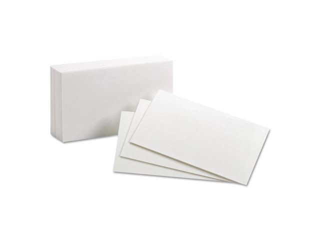 Oxford Unruled Index Cards 3 x 5 White 100/Pack 30