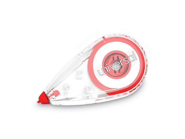 Universal Correction Tape Mini Economy Non-Refillable 1/4' x 275' 10/Pack 75611