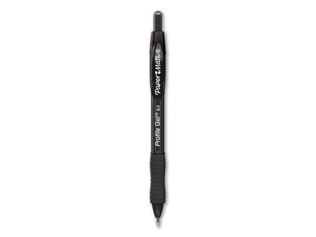 Paper Mate Retractable Gel Pen Fine 0.5 mm BLK Ink 2095452