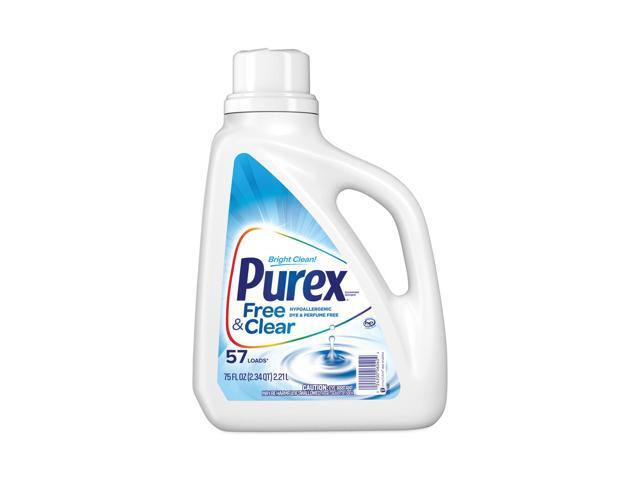 Purex Free and Clear Liquid Laundry Detergent Unscented 75 oz Bottle 2420006040EA