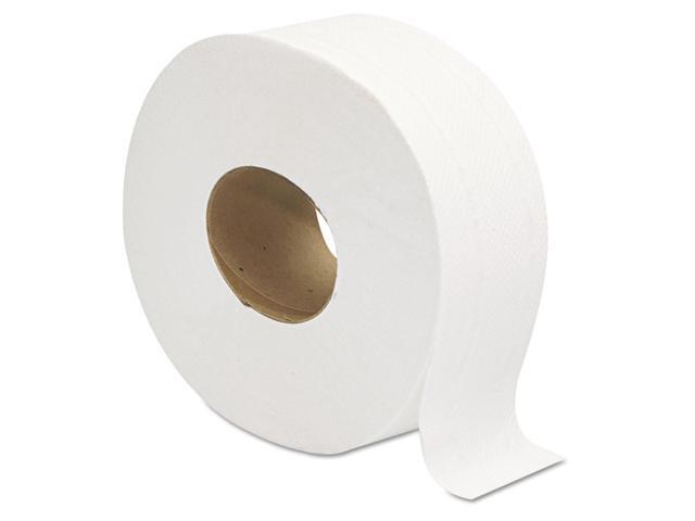 GEN 202 Jumbo JRT Bath Tissue, 2-Ply, White, 9 in Diameter, 12 Rolls/Carton, 1 Carton