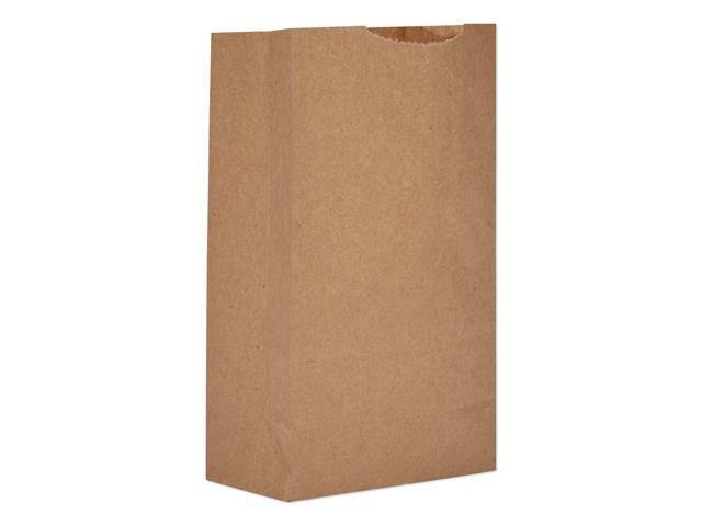 ZORO SELECT 18403 Grocery Bag Flat Bottom 3# Brown, Pk500