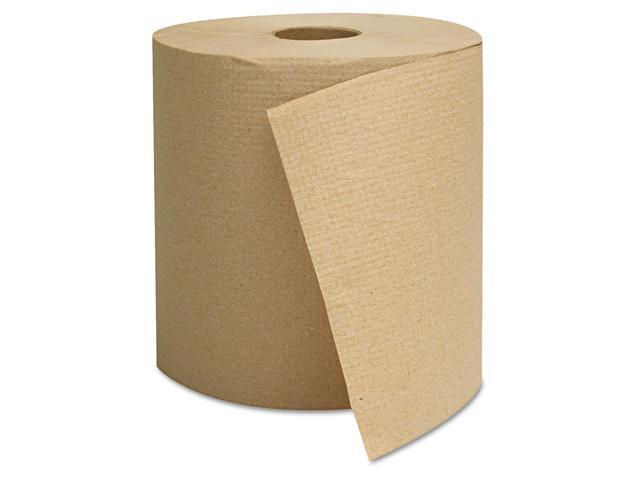 GENERAL SUPPLY Hardwound Towels Brown 1-Ply Brown 800ft 6 Rolls/Carton 1825