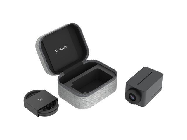 Huddly IQ HD 1080p Conferencing Webcam with Travel Kit 12 Megapixels Matte Black (7090043790115)
