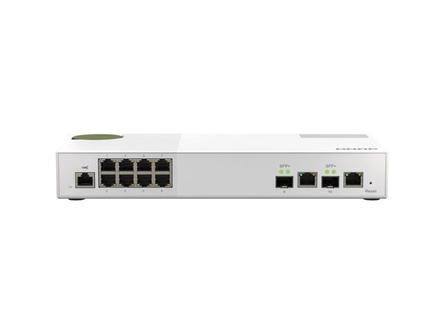 QNAP QSW-M2108-2C 10-Port Managed Switch w/ 10GbE SFP+ Combo Ports