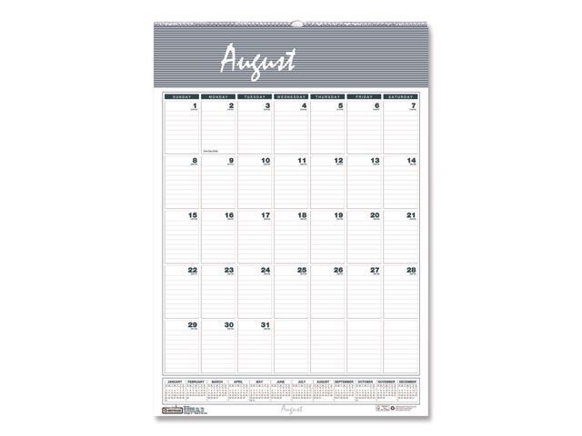House of Doolittle Bar Harbor Wirebound Monthly Wall Calendar 12x17 2025-2026