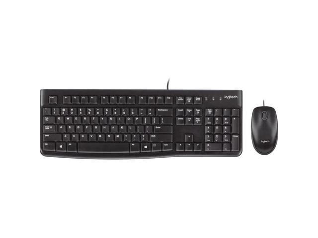 Logitech MK120 Corded Keyboard And Mouse Combo 920010020