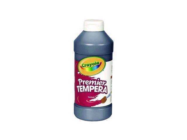 Crayola. 541216051 Premier Tempera Paint, Black, 16 oz