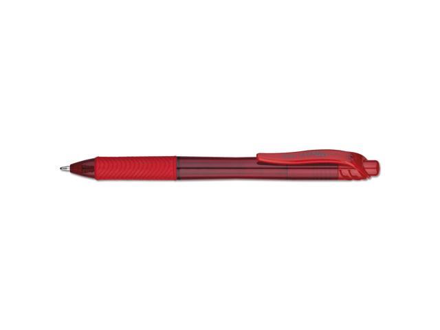 Pentel BL110B EnerGel X Retractable Roller Gel Pen, Red Ink, Bold