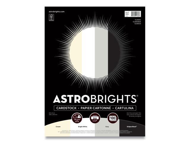 Astrobrights 65 lb. Cardstock Paper 8.5' x 11' Classic Assortment 100 Sheets/Ream (91648)