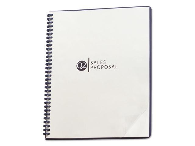 GBC ProClick Pre-Punched Clear Binding System Cover Letter 25/Pack 2020040