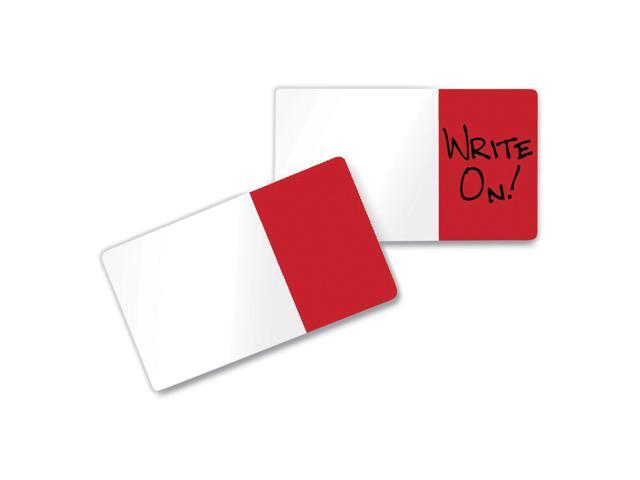 Easy-To-Read Self-Stick Index Tabs 0.43' Wide Red 50/Pack 76801