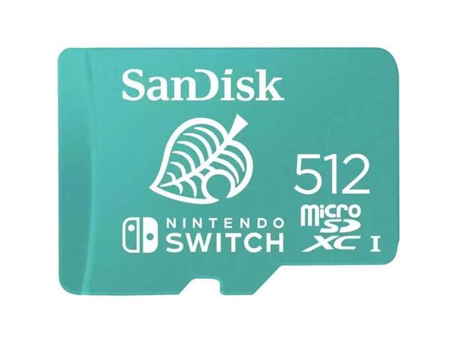 SanDisk 512GB UHS-I Class 10 U3 microSDXC Memory Card for Nintendo Switch