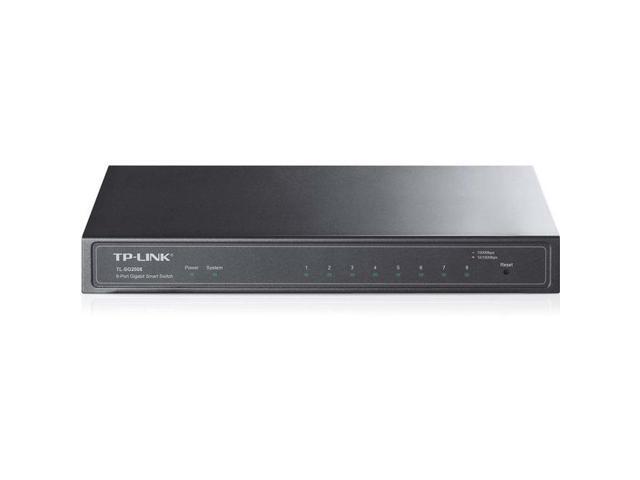 tp-link tl-sg2008 v3 jetstream 8 port gigabit smart managed switch omada sdn integrated ipv6 static routing l2/l3/l4 qos, igmp & link...