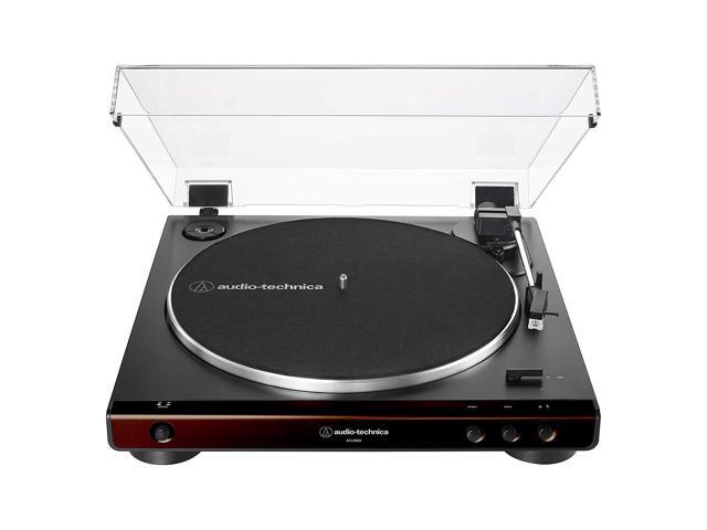 Audio-Technica - Audio Technica AT-LP60X-BW Turntable - Brown - image 9