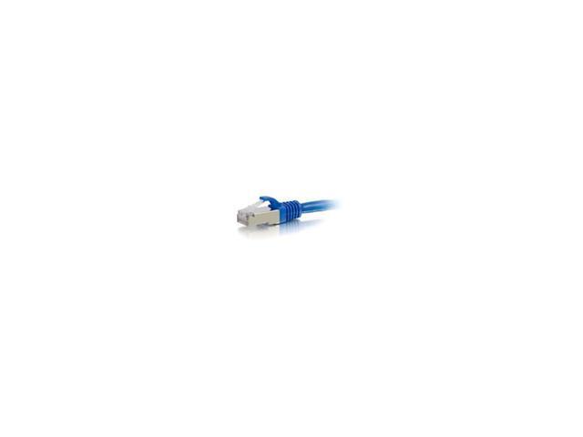 C2G-25ft Cat6a Snagless Shielded STP Network Patch Cable Blue 00686