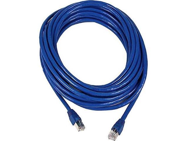 Monoprice Cat6A Ethernet Patch Cable - 30 Feet - Blue Network Internet Cord - RJ45, Stranded, 550Mhz, STP, Pure Bare Copper Wire, 10G, 26AWG