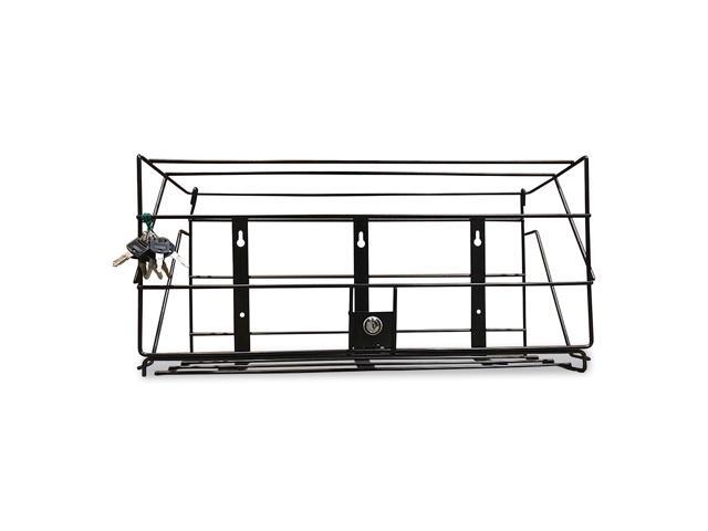 Boardwalk Locking Rack for 3 Liter PDC Cleaner Bottles 1 Shelf 24wx10dx12h Black