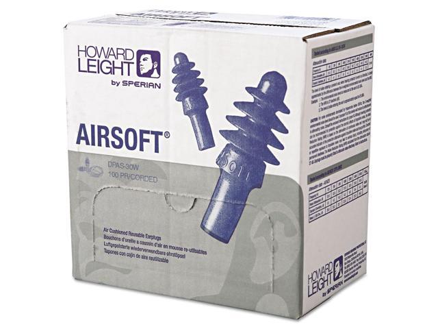 Airsoft Reusable Earplugs, Tpe, White Nylon Cord