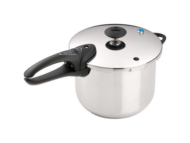 Presto 01365 6-Quart Stainless Steel Pressure Cooker, Deluxe