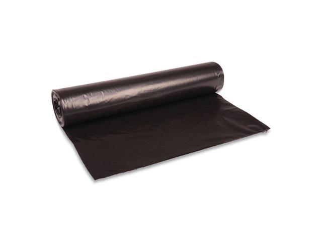 Boardwalk Low Density Repro Can Liners 40x48 40-45 gal 1 mil Black 10/Roll 10Rl