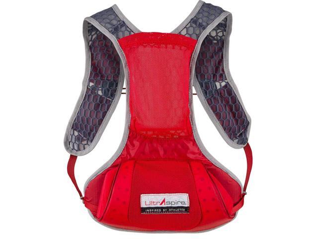 Ultraspire Revolt Hydration Race Vest 550mL UltraFlask Water Bottle Included Red